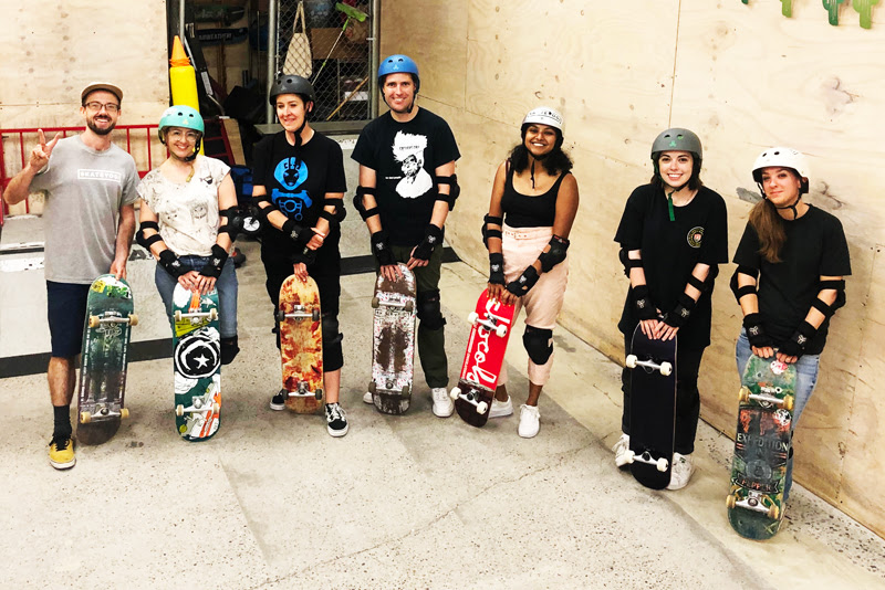 Skateboarding lessons for kids and adults in Brooklyn - SKATEYOGI